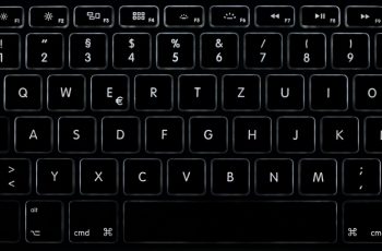 Teclado de notebook Mac com funções desbloqueadas