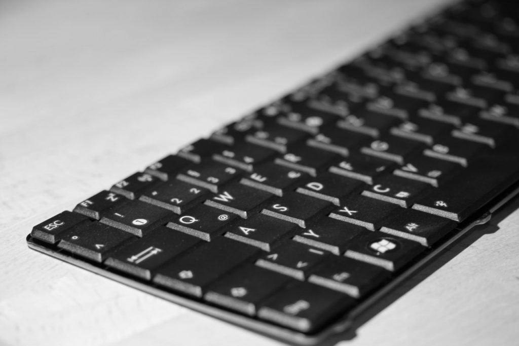 teclado hp para computador preto