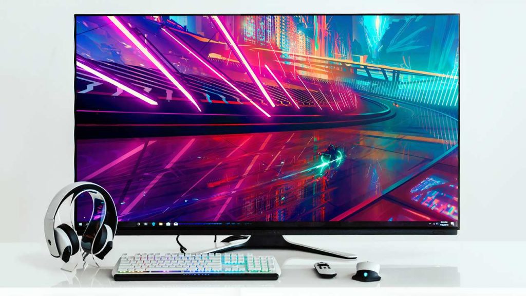 monitor 4k com som