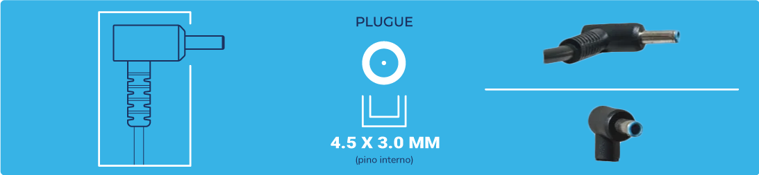 medidas do plug 14 para fonte de noteb