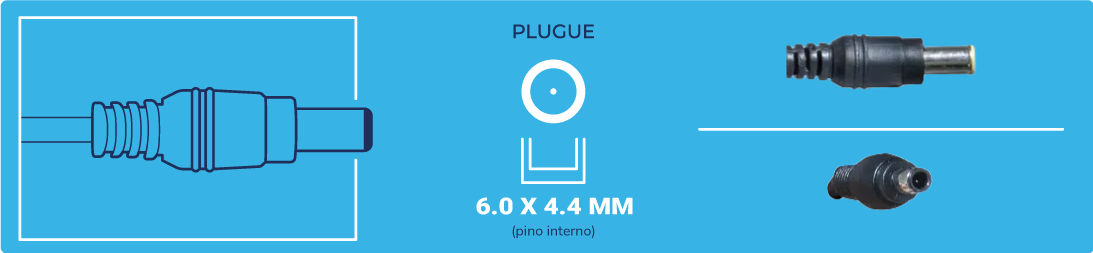 medidas do plug 17 para fonte de noteb