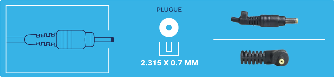 medidas do plug 5 para fonte de notebook