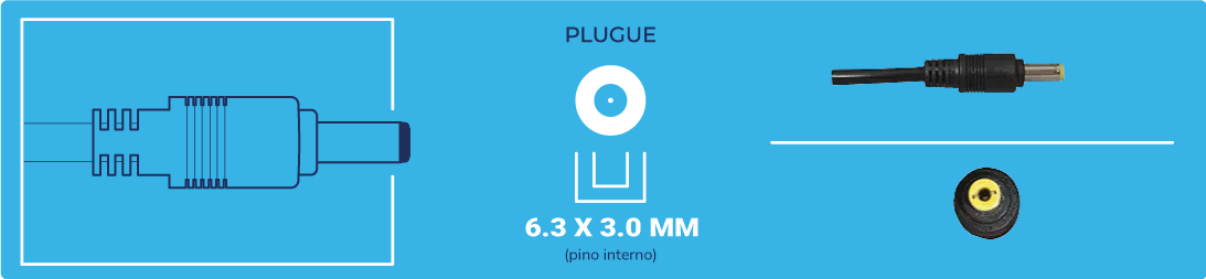 medidas do plug 8 para fonte de notebook