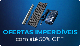 Teclado retroiluminado, carregador rápido e bateria de alta capacidade em promoção. Peças para notebook com até 50% off