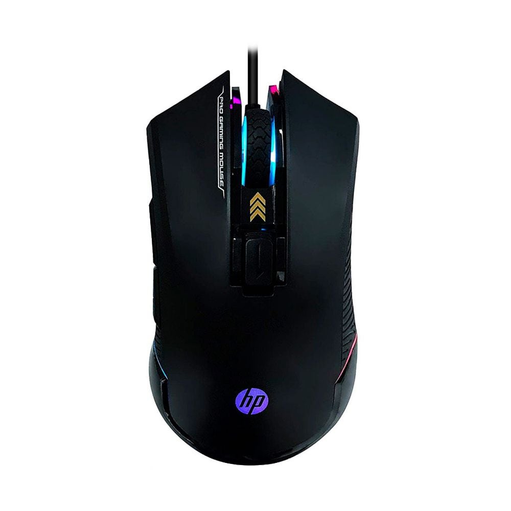 Mouse Gamer HP G360 6200 DPI RGB Preto com fio