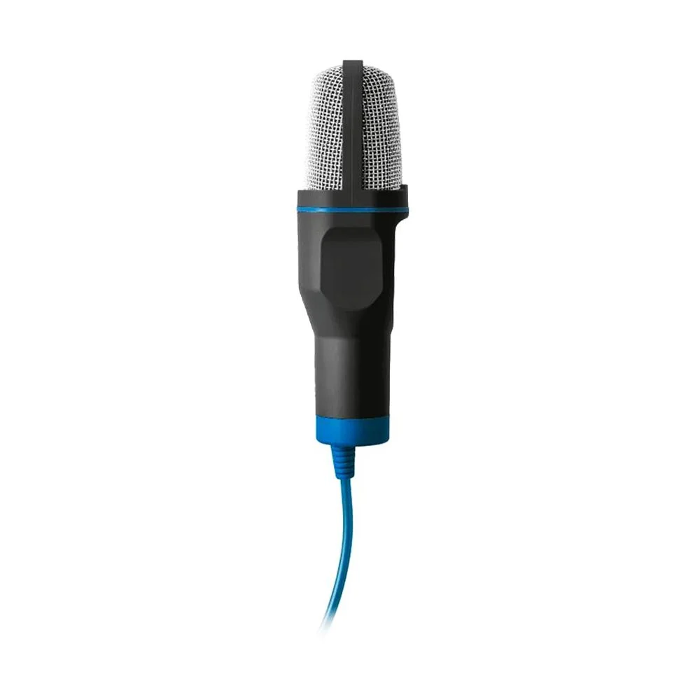 Microfone Condensador Trust Mico com Tripé Ajustável, USB para PC, Preto - 23790