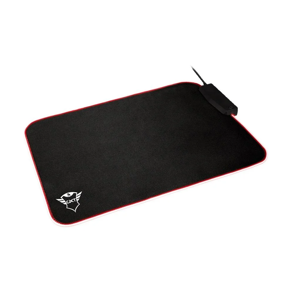 Mousepad Gamer Trust GXT 765 Glide-Flex com 4 Portas USB, Control, Iluminação RGB, Médio, 350x250x3mm - 23646