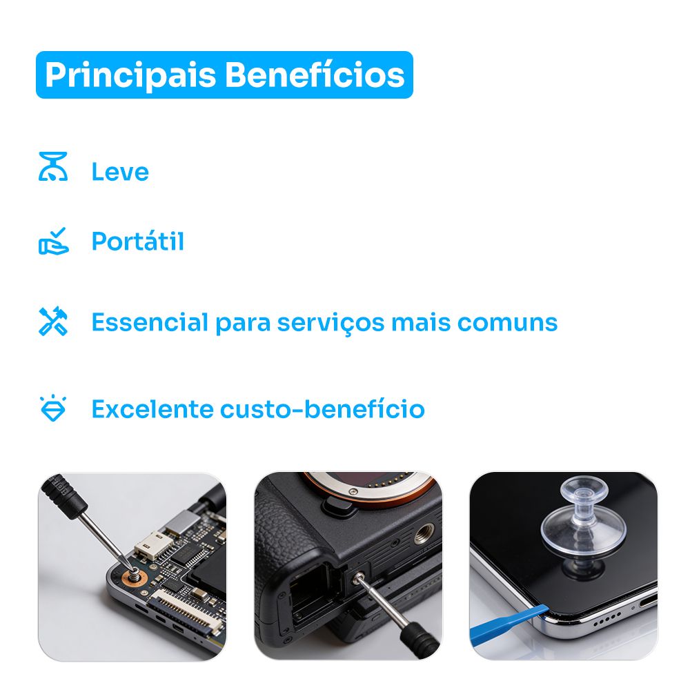 Kit de Ferramentas para Notebook e Celular | 23 Peças