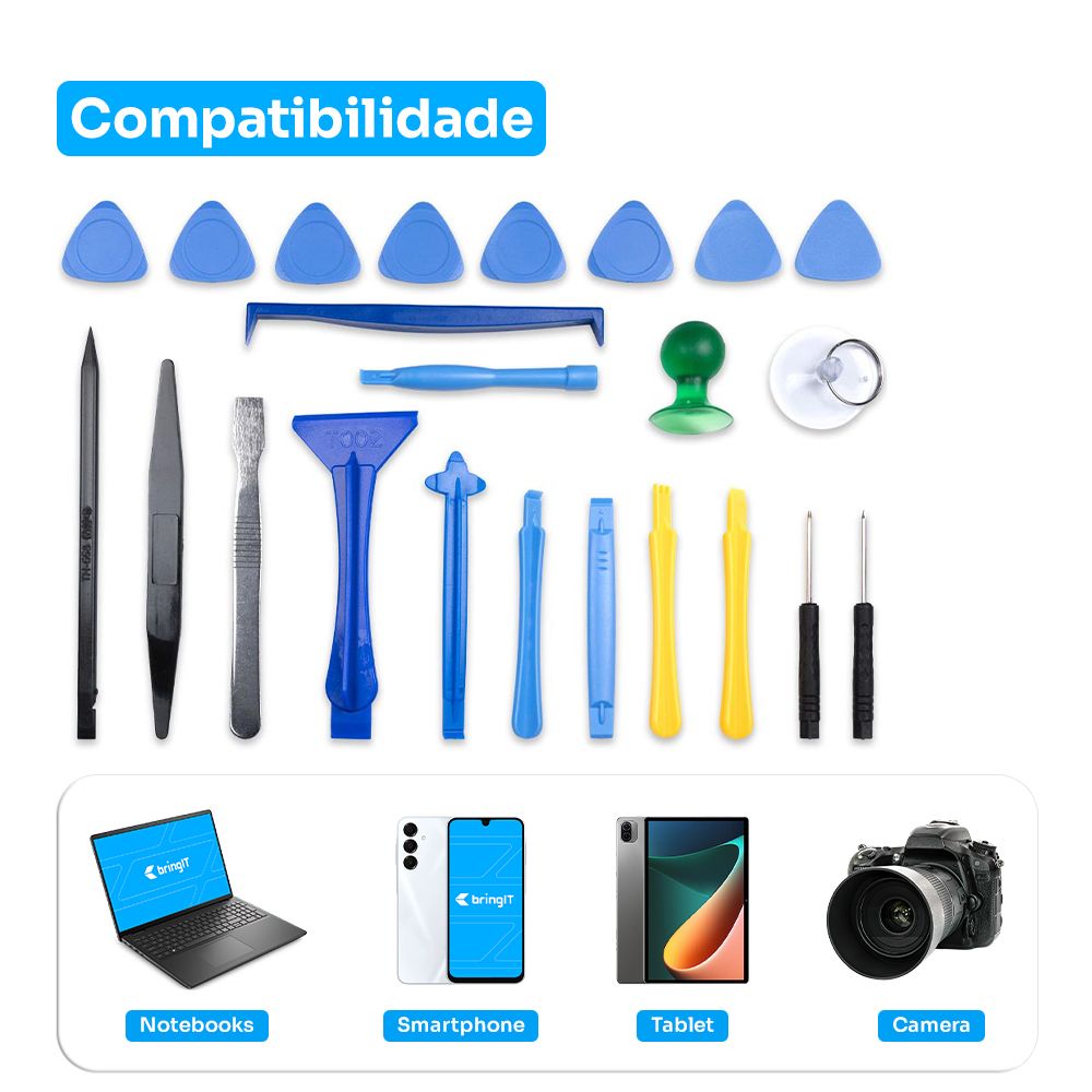Kit de Ferramentas para Notebook e Celular | 23 Peças