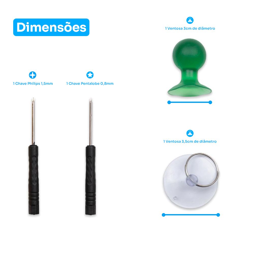 Kit de Ferramentas para Notebook e Celular | 23 Peças