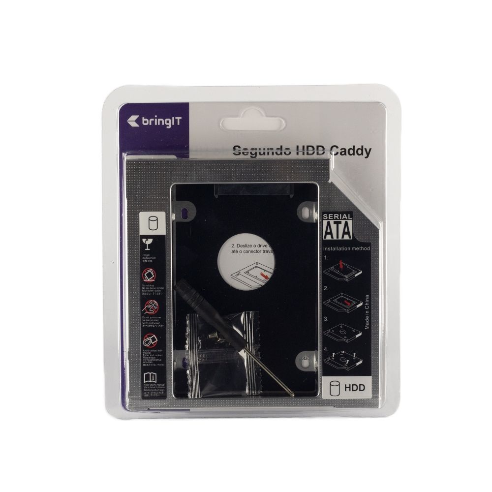 Adaptador Caddy para HD/SSD de 12.7mm