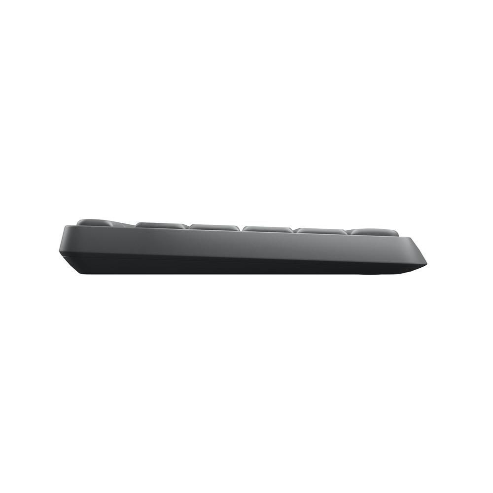 Combo Teclado e Mouse sem fio Logitech MK235, Conexão USB, Pilhas Inclusas e Layout ABNT2