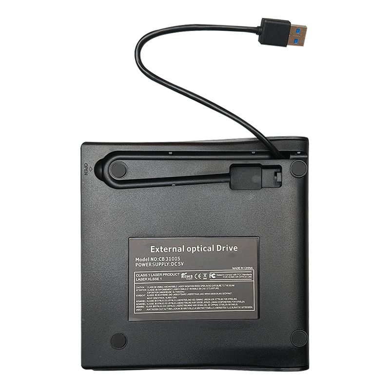 Gravador e Leitor de DVD e CD Externo Preto - CB31005