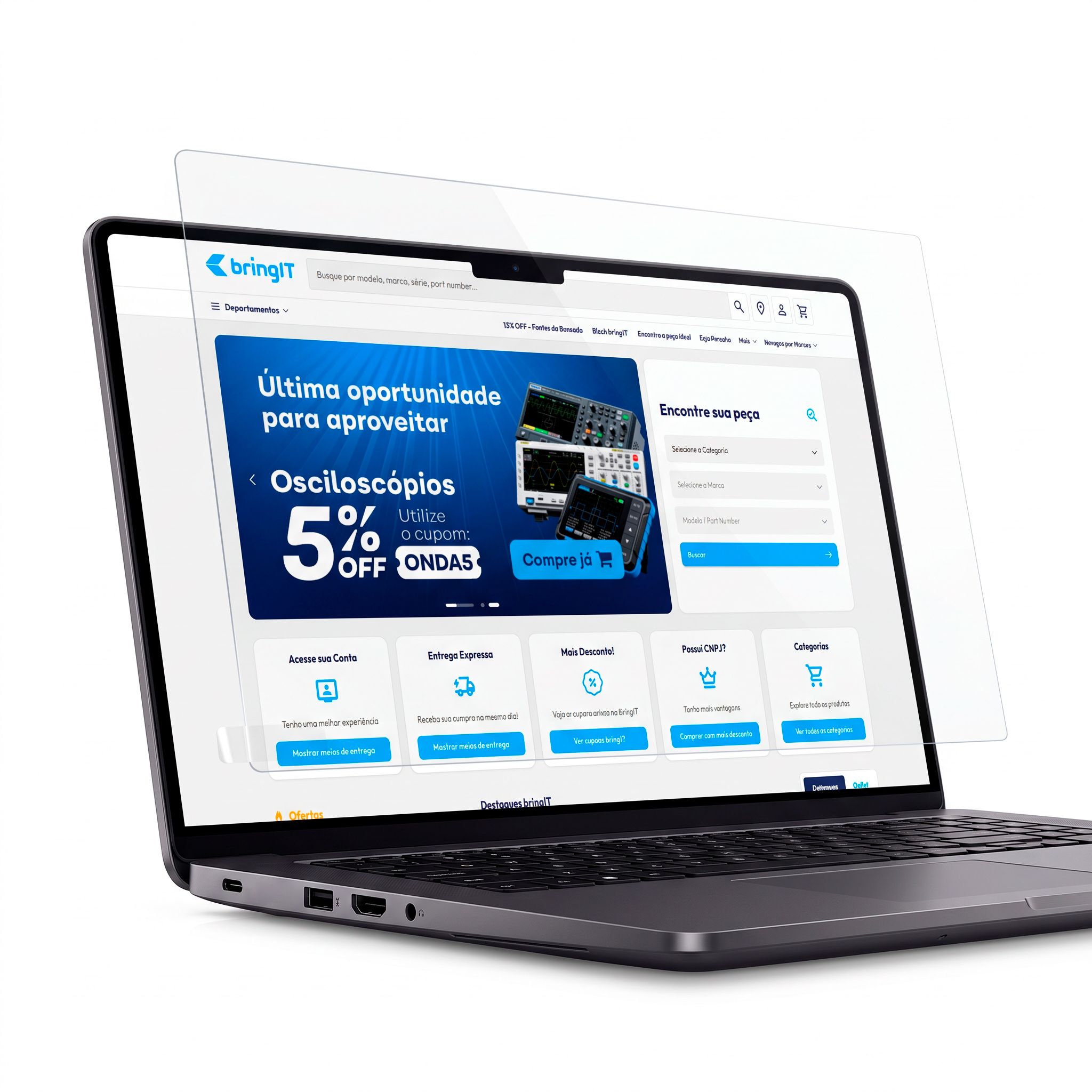 Película de Proteção bringIT para MacBook Air de 13"