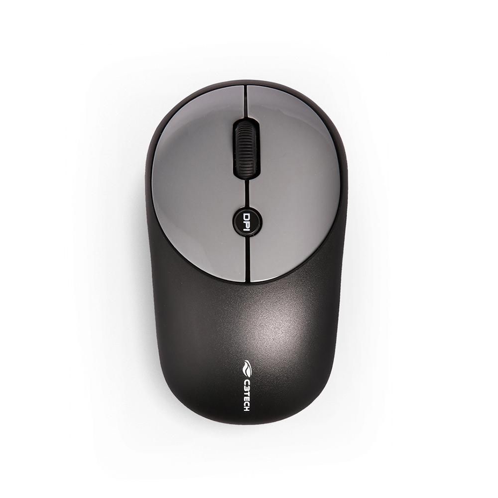 Combo teclado e mouse USB C3TECH Sem Fio Preto - K-W200BGY