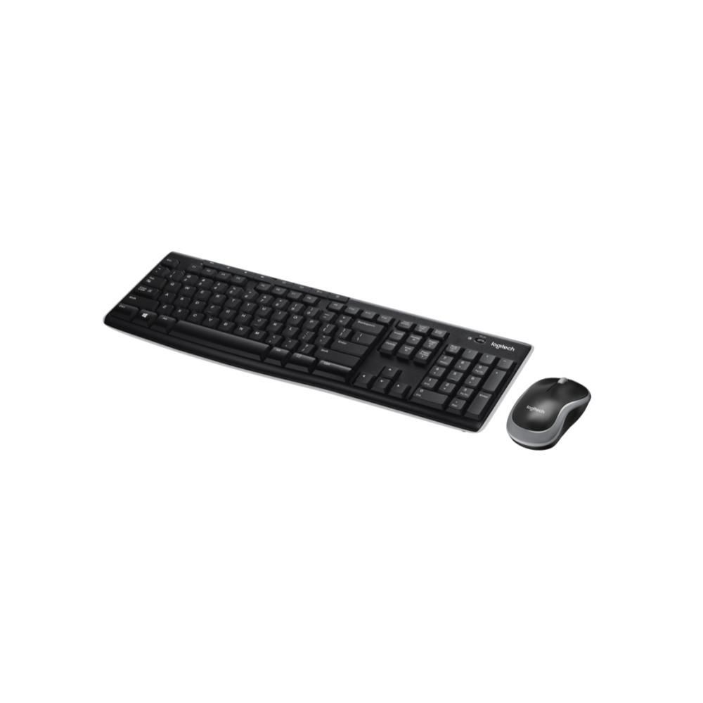 Combo Teclado e Mouse sem fio Logitech MK270 com Teclas Multimídia, Conexão USB, Pilhas Inclusas, Layout ABNT2, Preto - 920-004433