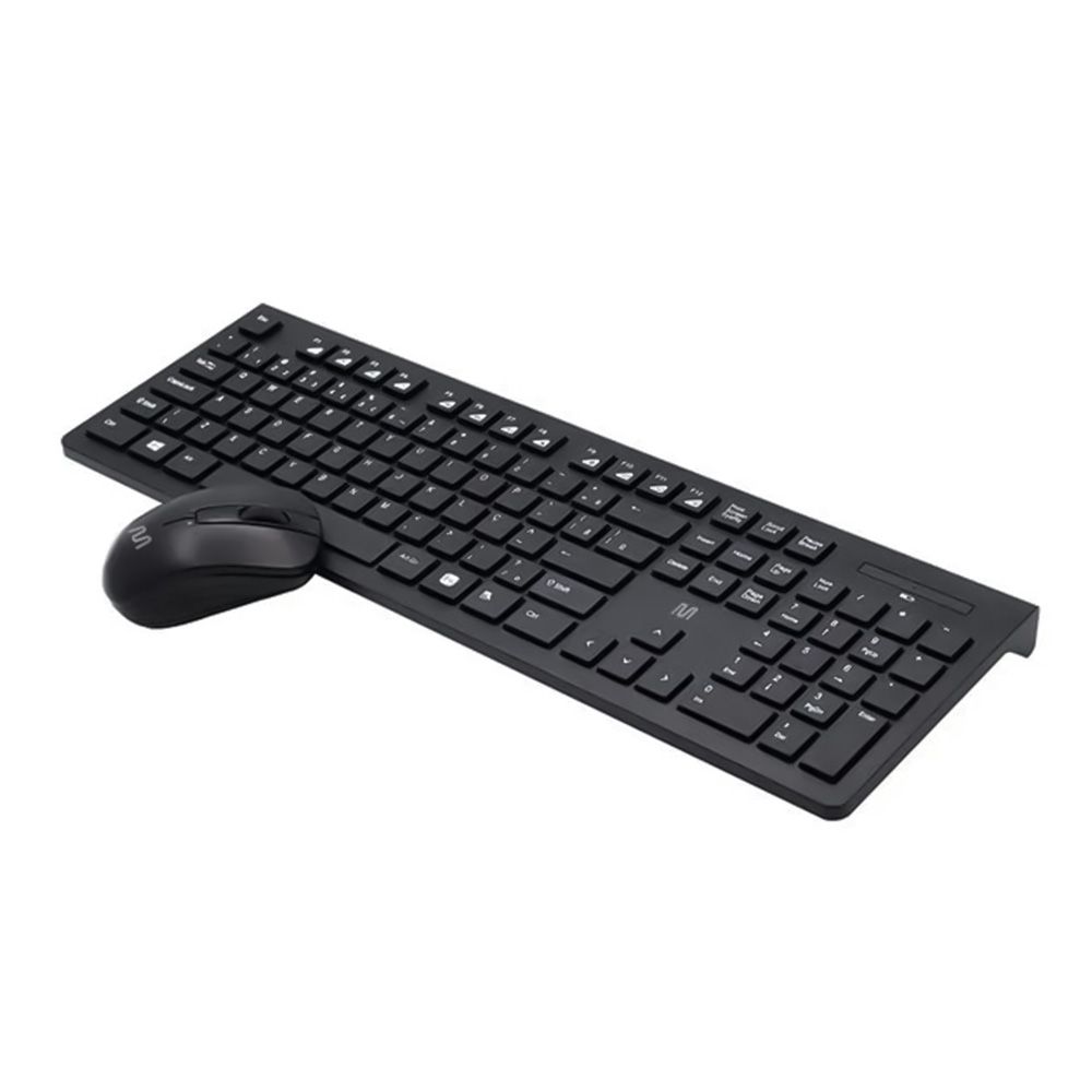 Combo Teclado e Mouse Sem Fio Multilaser Slim USB - TC212
