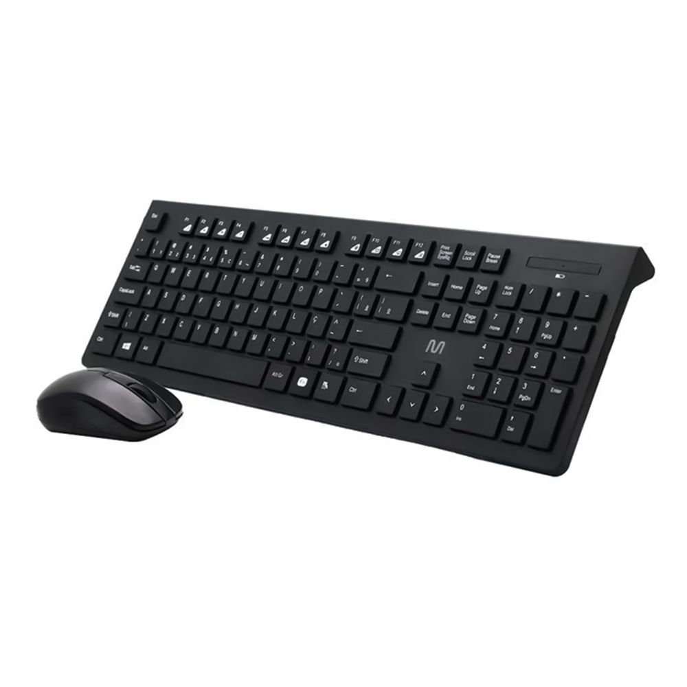 Combo Teclado e Mouse Sem Fio Multilaser Slim USB - TC212