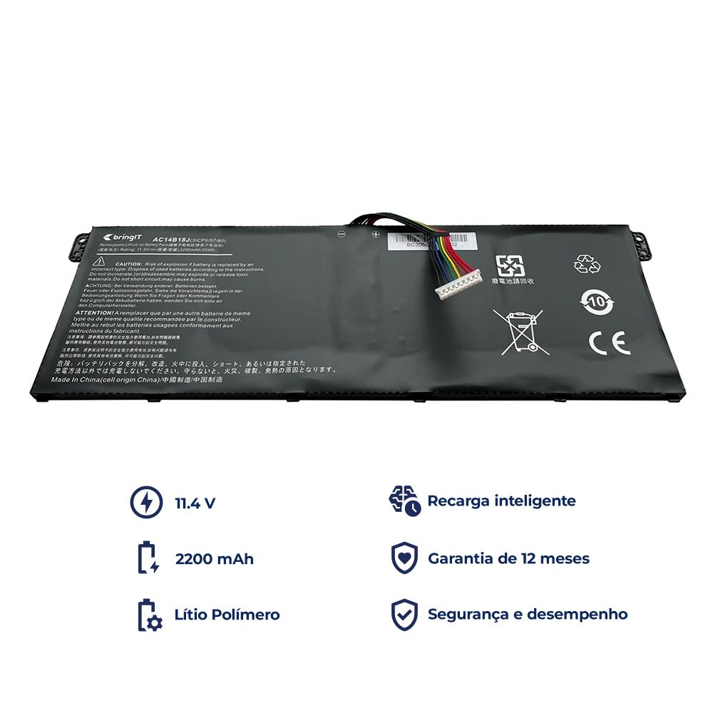 Bateria para Notebook Acer Aspire ES1-533 11.4V