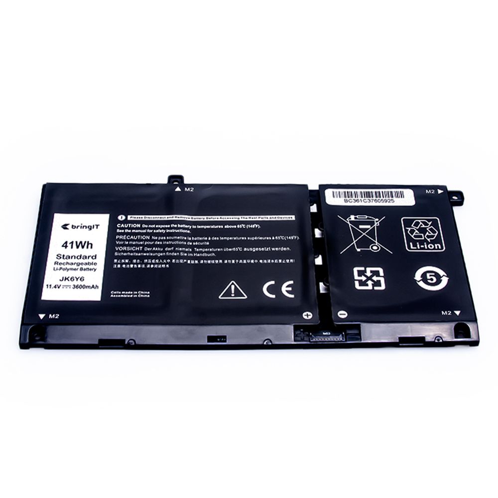 Bateria para Notebook Dell Inspiron 13-5301 11.4V 3600mAh com recarga inteligente e 12 meses de garantia