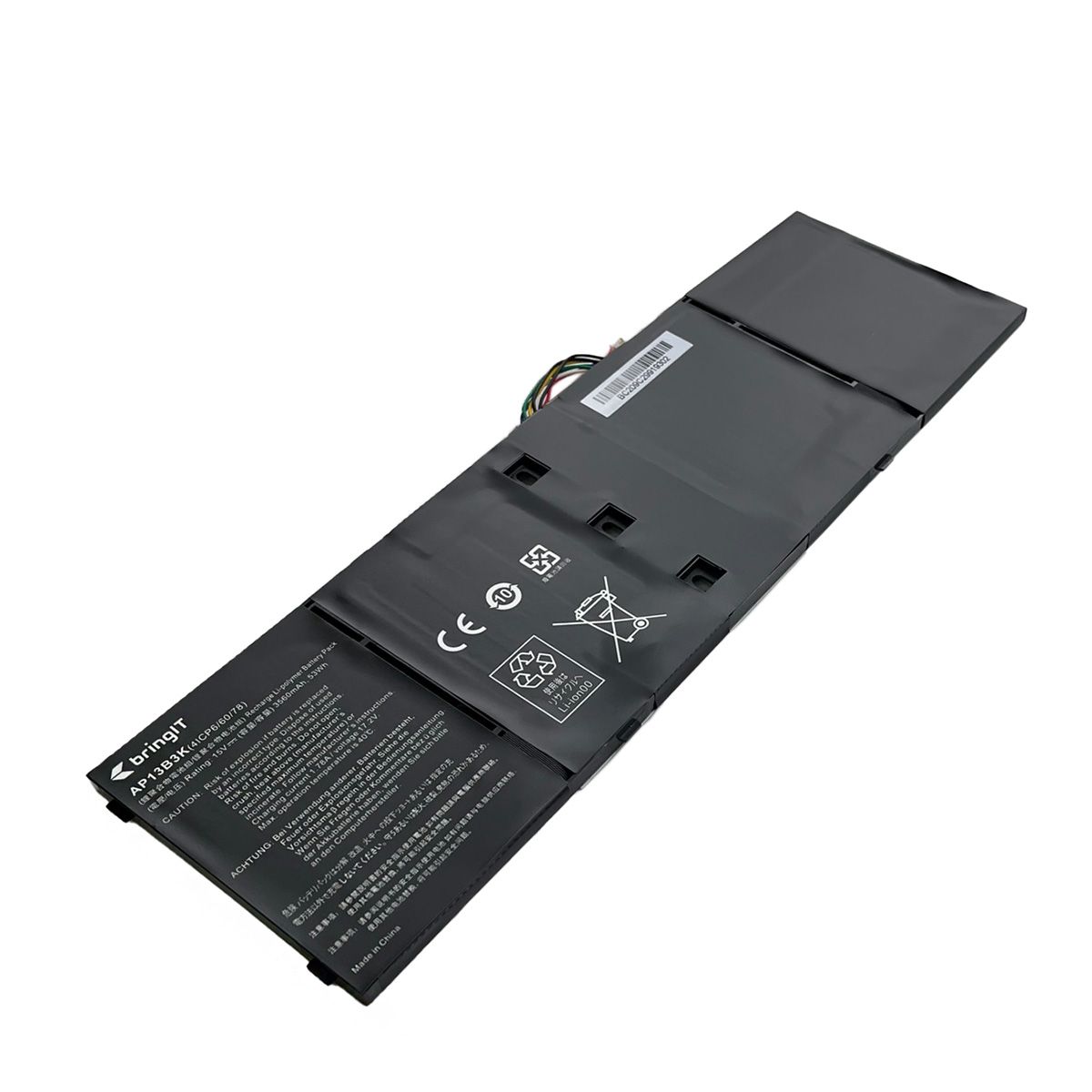 Bateria para Notebook compatível com o Acer Aspire V5-573G, 15 V 3560 mAh, com recarga inteligente e 12 meses de garantia.