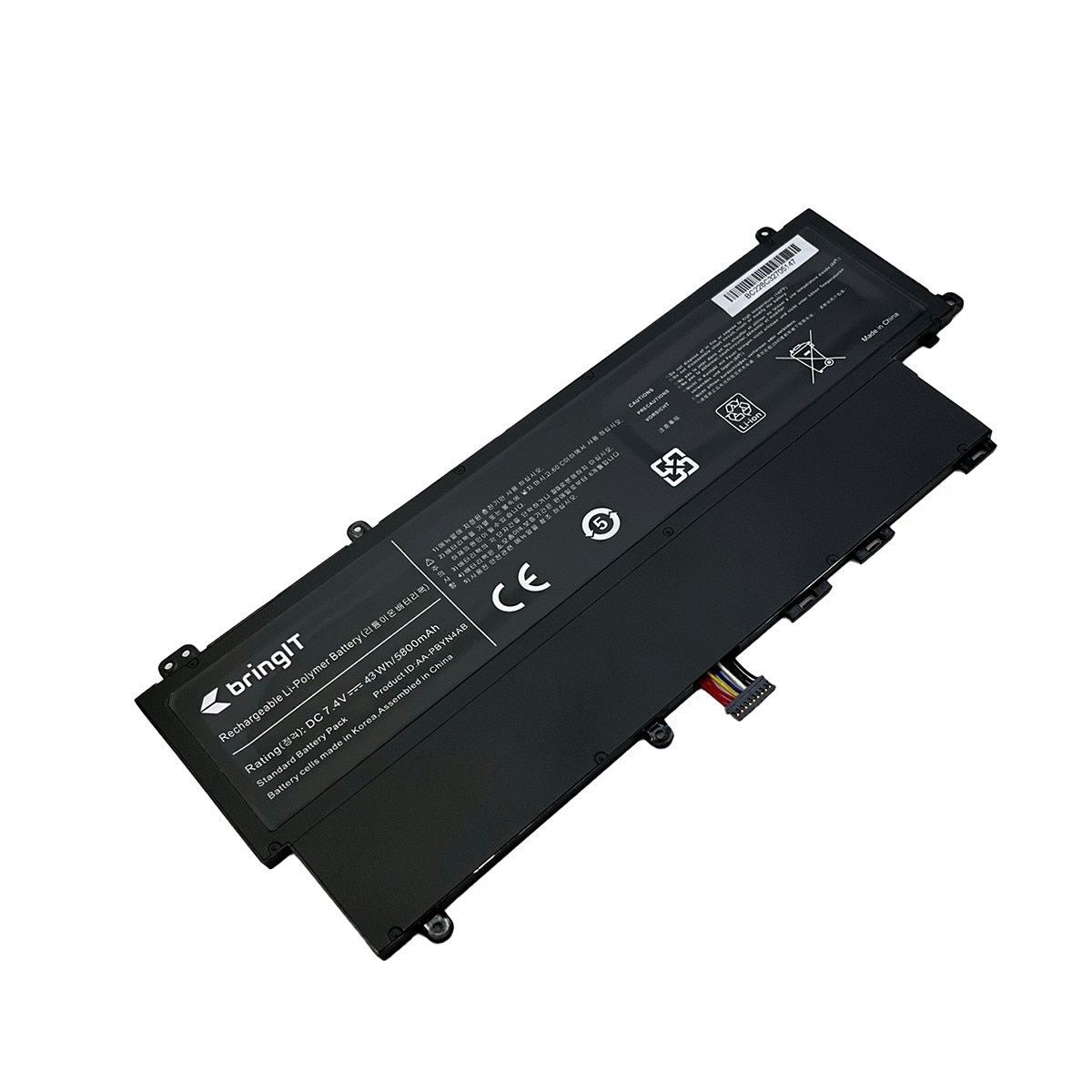 Bateria para Notebook compatível com o Samsung NP530U3B-AD1BR, 7.4 V 5800 mAh, com recarga inteligente e 12 meses de garantia.