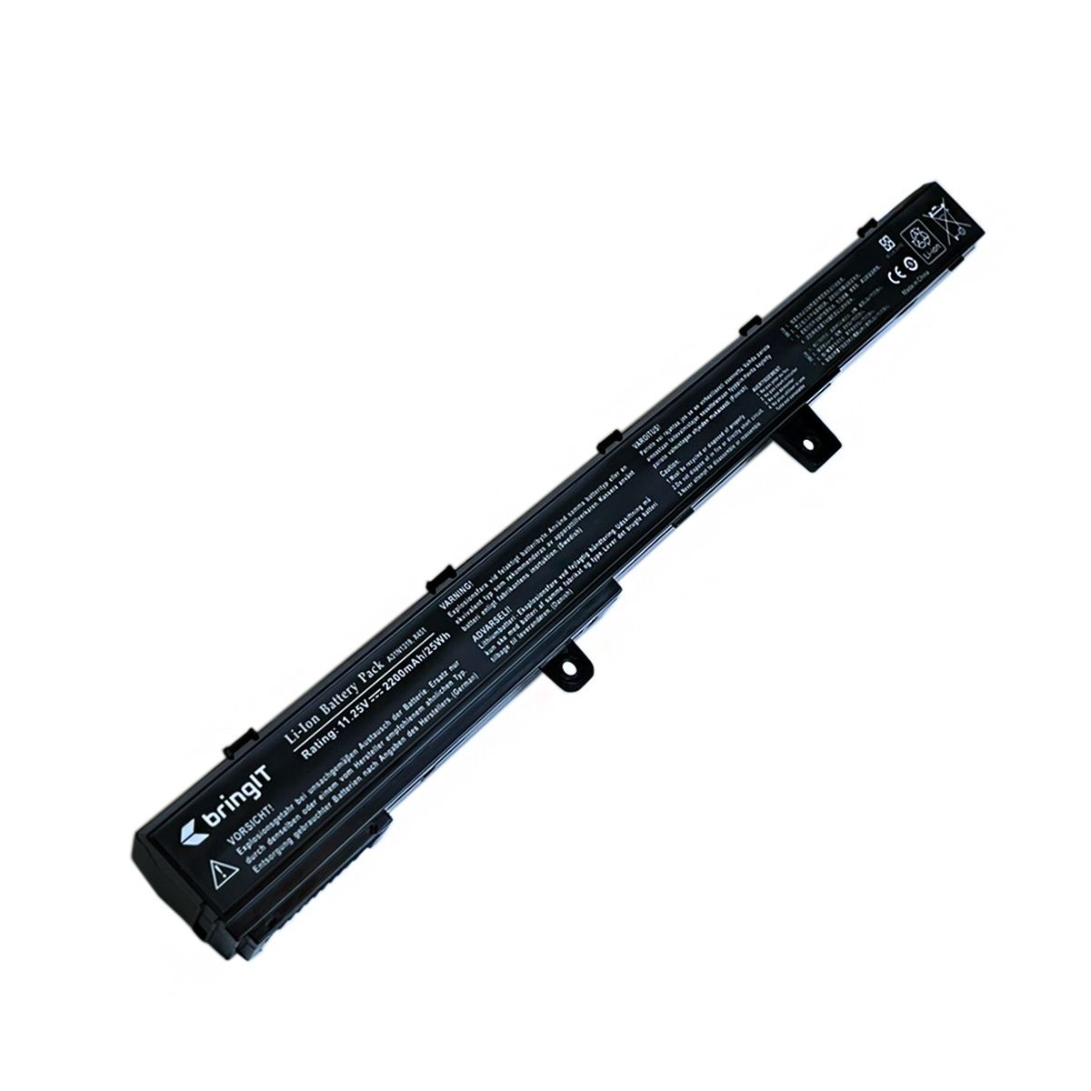 Bateria para Notebook compatível com o Asus D Series D550, 11.25 V 2200 mAh, com recarga inteligente e 12 meses de garantia.