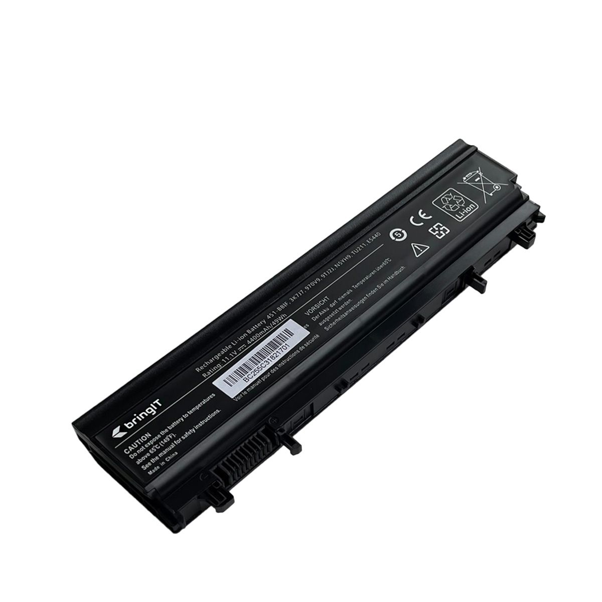 Bateria para Notebook compatível com o Dell Latitude E5440, 10.8 V 4400 mAh, com recarga inteligente e 12 meses de garantia.