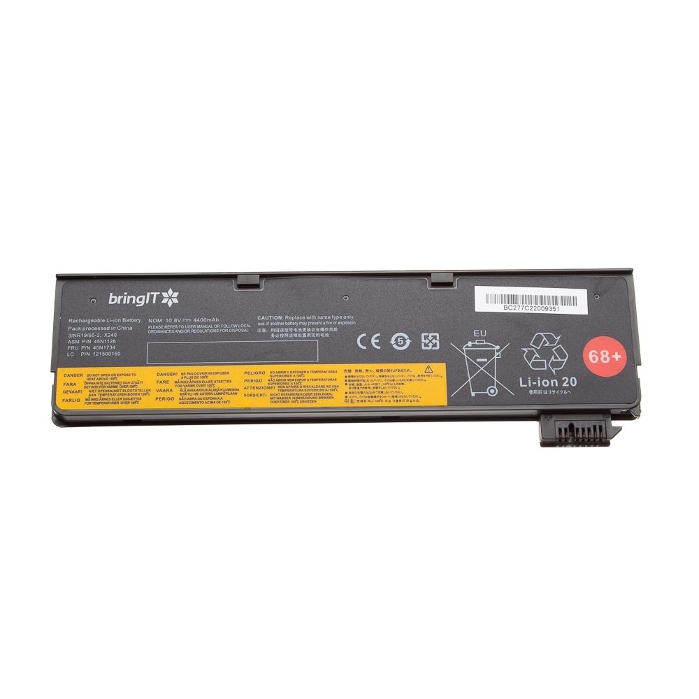 Bateria para Notebook compatível com o Lenovo ThinkPad T440S, 10.8 V 4400 mAh, com recarga inteligente e 12 meses de garantia.