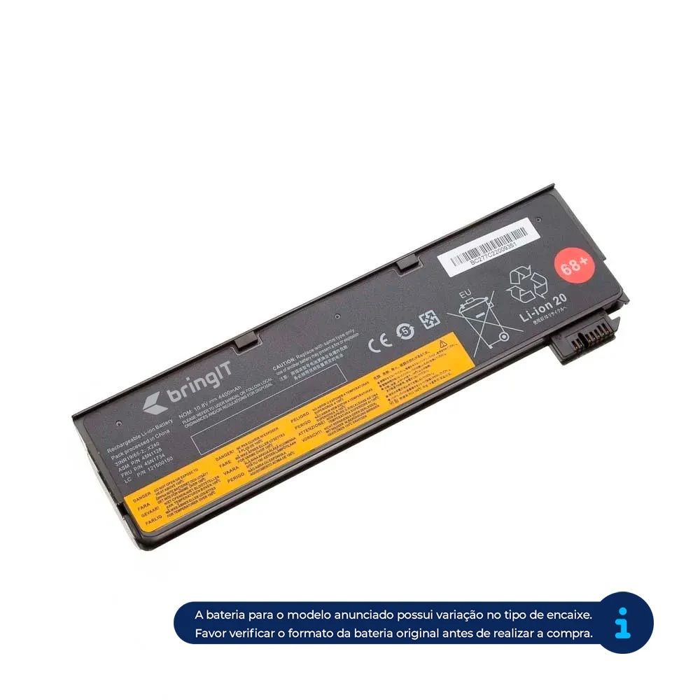 Bateria para Notebook Lenovo Thinkpad T440 45n1128 4400mah 68+