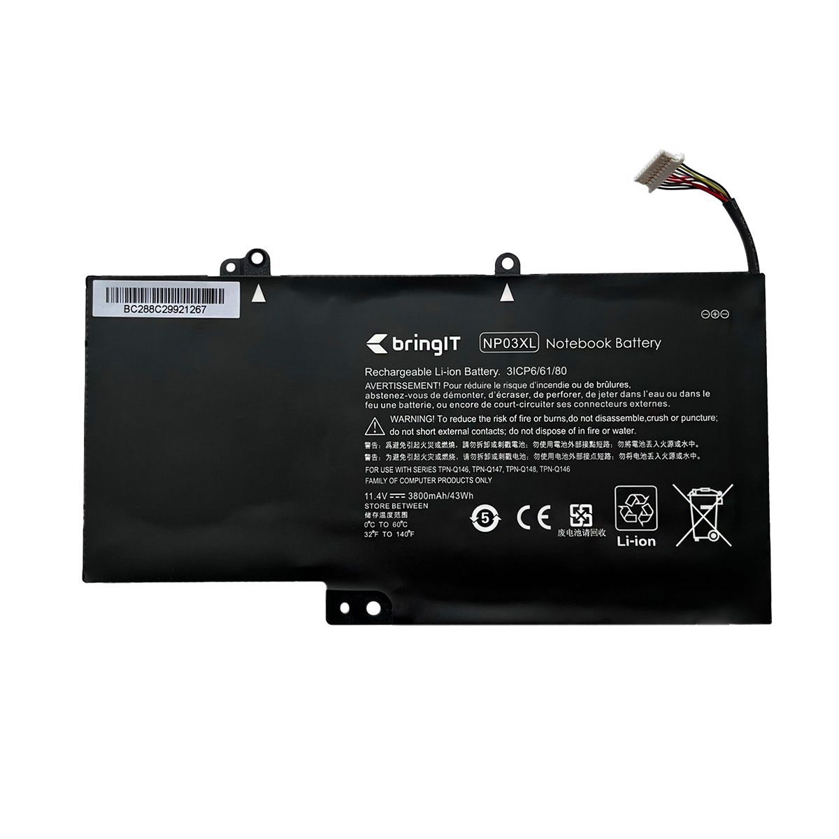 Bateria para Notebook Hp Pavilion X360 13-A002AU