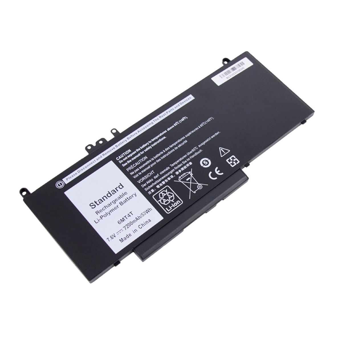 Bateria para Notebook Dell Part Number 6MT4T
