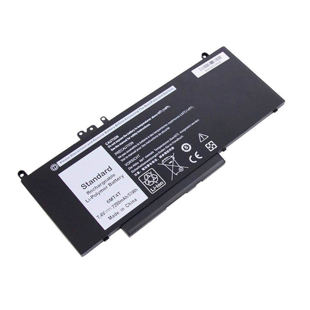 Bateria para Notebook Dell Part Number 6MT4T 7.4 V 7200 mAh com recarga inteligente e 12 meses de garantia