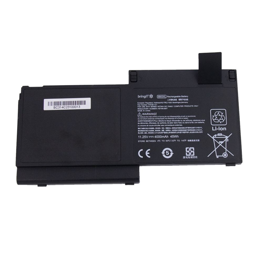 Bateria para Notebook compatível com o Hp Elitebook 825 G1, 11.25 V 4000 mAh, com recarga inteligente e 12 meses de garantia.