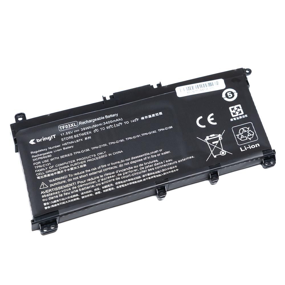 Bateria para Notebook Hp 14-DQ0760DX 3400mAh 11.55V