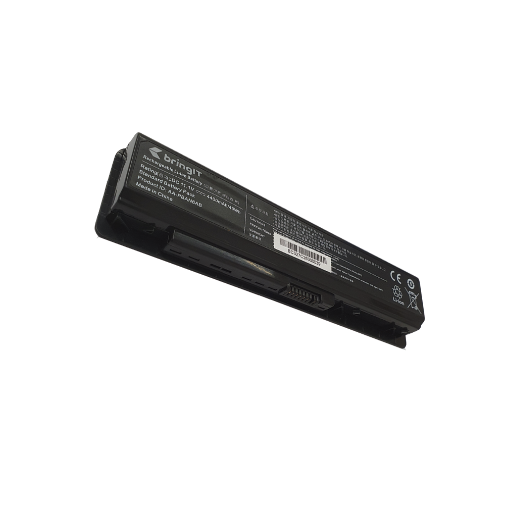 Bateria para Notebook compatível com o Samsung NT400B NP600B NP600B5, 10.8 V 4400 mAh, com recarga inteligente e 12 meses de garantia.