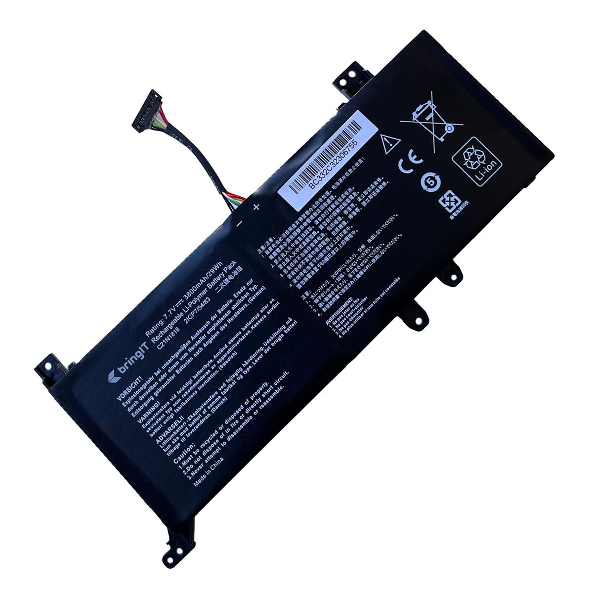 Bateria para Notebook Asus Vivobook X515MA-BR933WS 3800mAh 7.7V