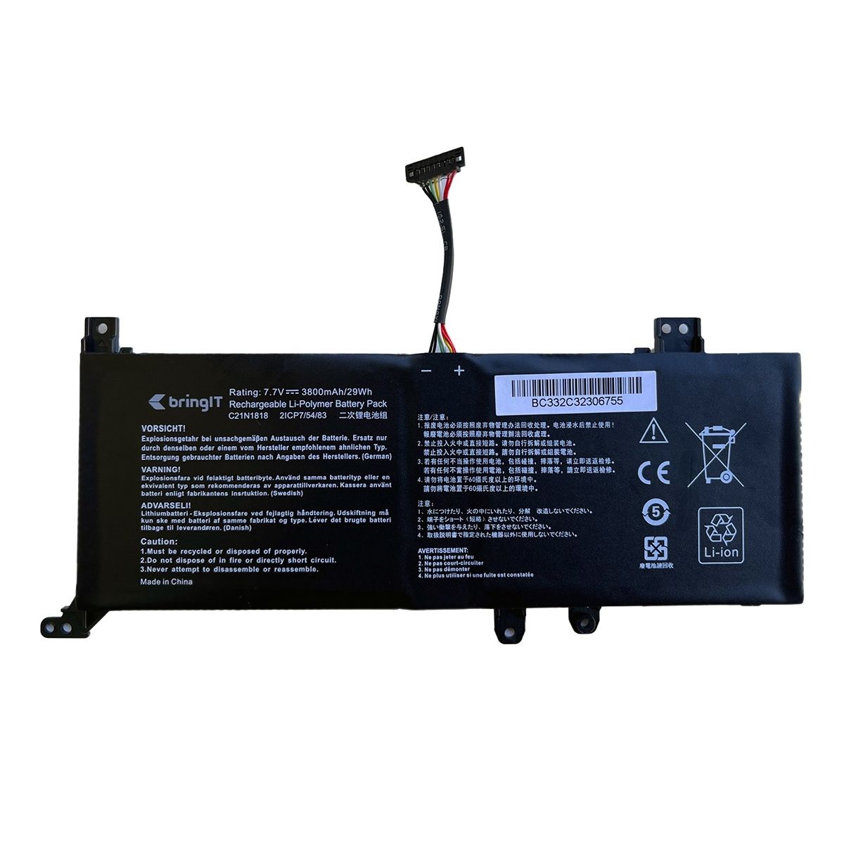 Bateria para Notebook Asus X Series X512DA 3800mAh 7.7V