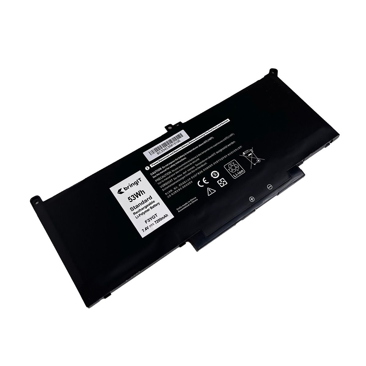 Bateria para Notebook compatível com o Dell Latitude 14-7490, 7.4 V 7200 mAh, com recarga inteligente e 12 meses de garantia.