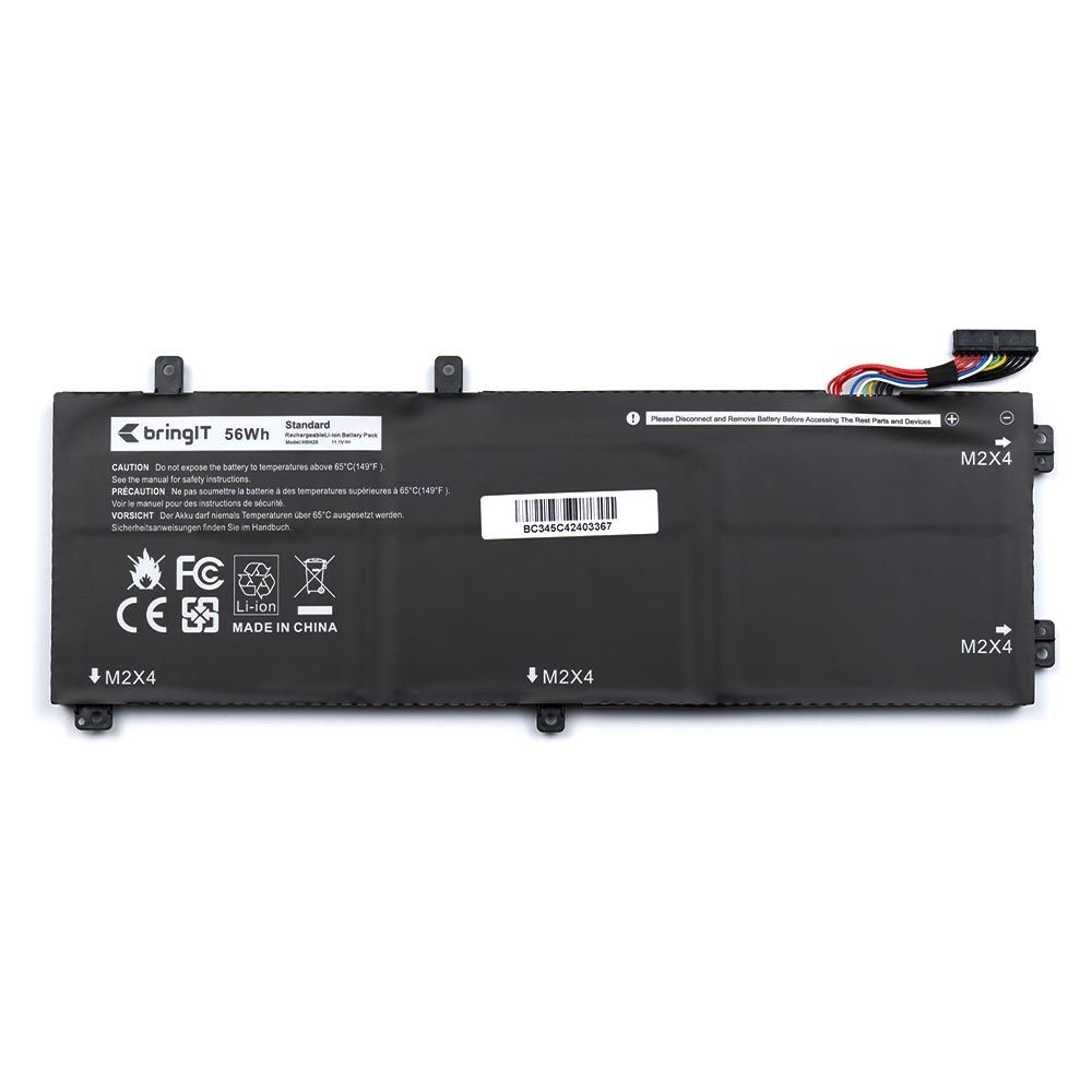 Bateria para Notebook Dell Precision 5510 11.55V 4800mAh com recarga inteligente e 12 meses de garantia