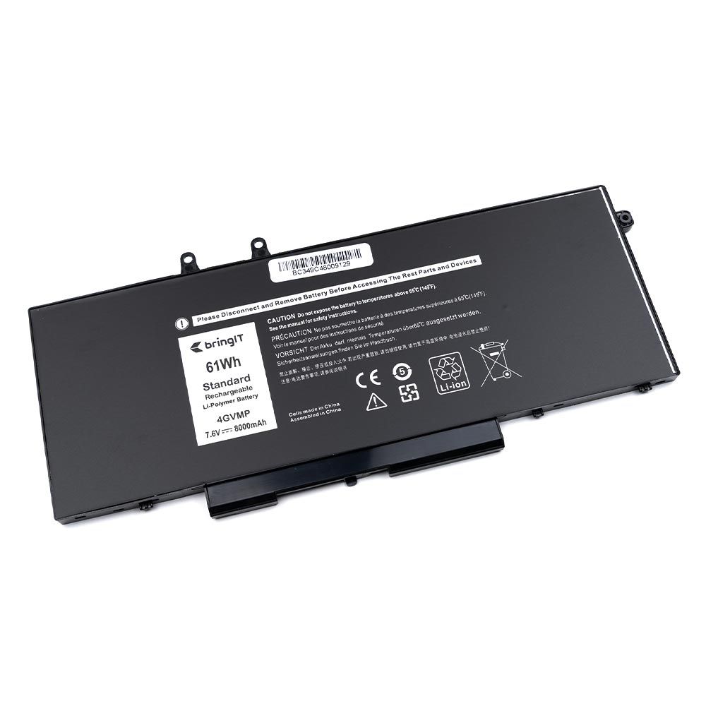 Bateria para Notebook Dell Latitude 4GVMP 5400 5500 5410 5510 8000mAh 7.6V