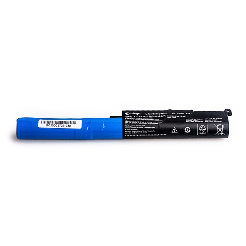 Bateria para Notebook compatível com o Asus Vivobook X541U, 10.8 V 2200 mAh, com recarga inteligente e 12 meses de garantia.