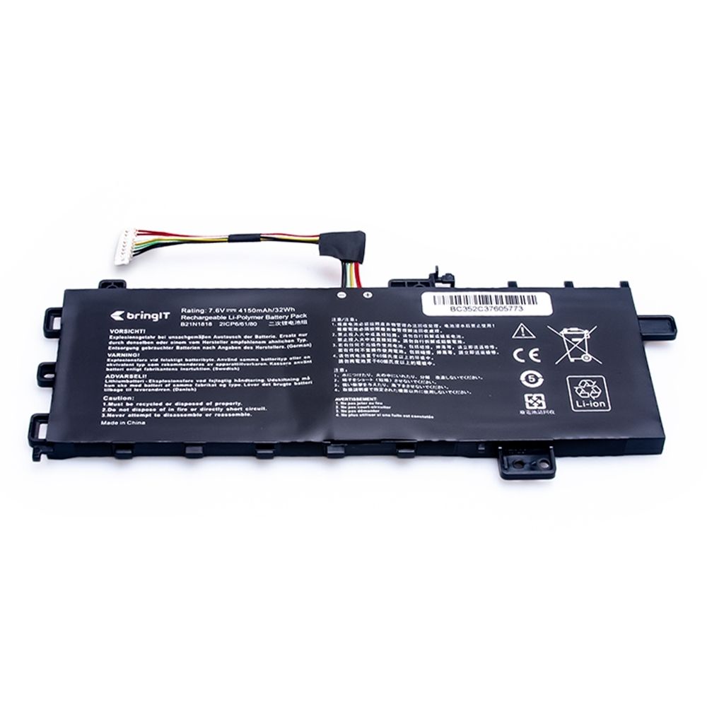 Bateria para Notebook Asus Vivobook E510KA-BR808WS 7.6V
