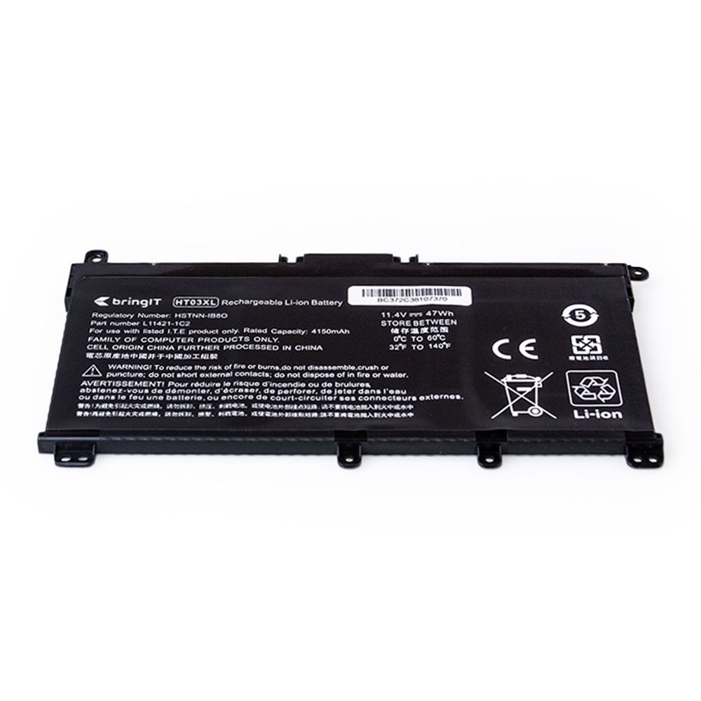 Bateria para Notebook compatível com o Hp 15-CS, 11.4 V 4150 mAh, com recarga inteligente e 12 meses de garantia.