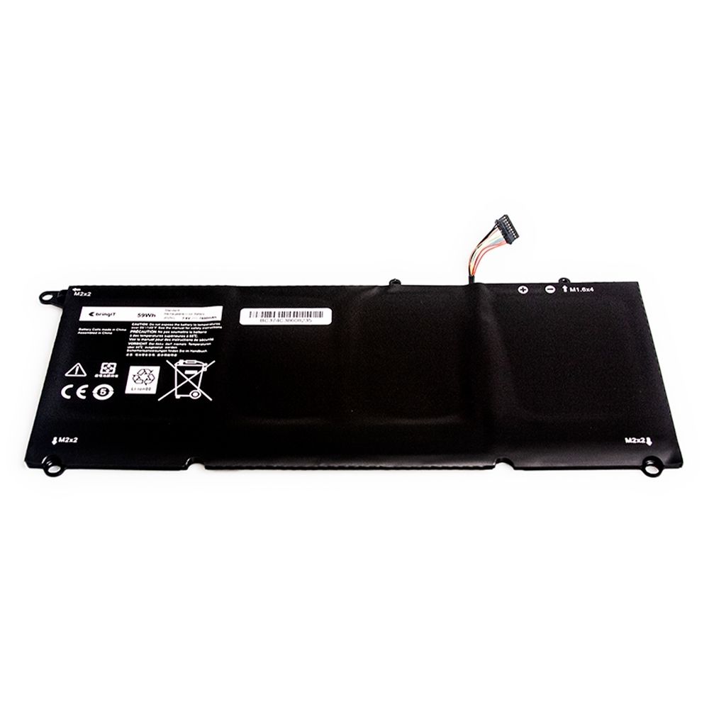 Bateria para Notebook compatível com o Dell Xps 13 9343, 7.6 V 7800 mAh, com recarga inteligente e 12 meses de garantia.