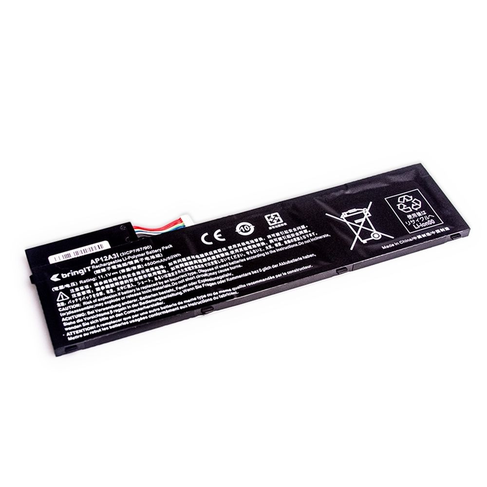 Bateria para Notebook Acer Aspire M5-481T 11.1V 4500mAh com recarga inteligente e 12 meses de garantia