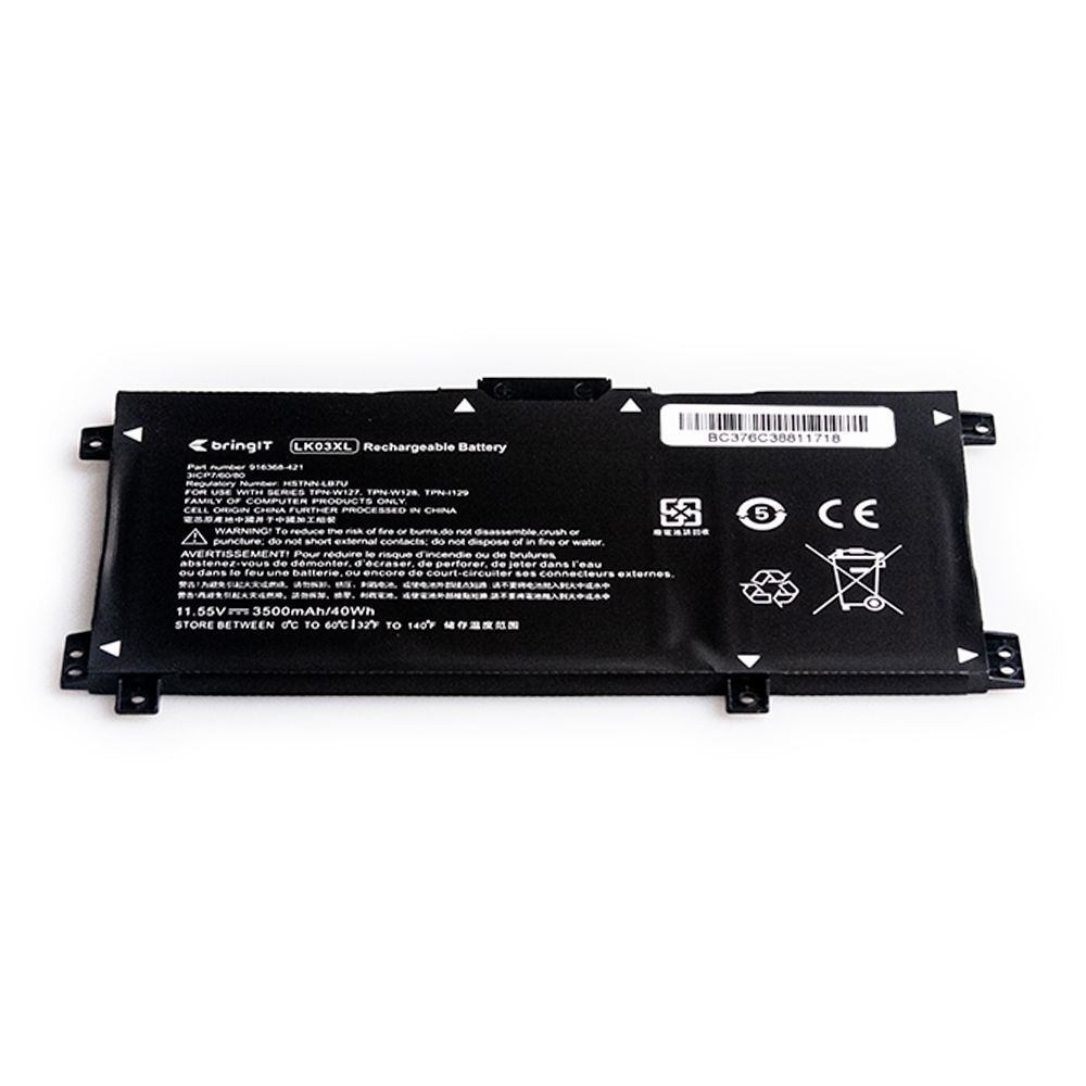 Bateria para Notebook compatível com o Hp Envy 17M-AE0XX, 11.55 V 3500 mAh, com recarga inteligente e 12 meses de garantia.