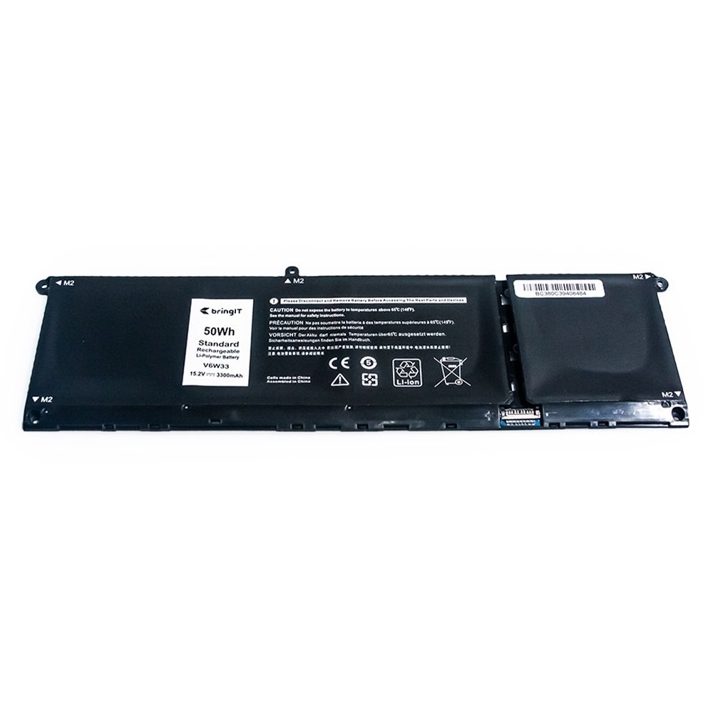 Bateria para Notebook compatível com o Dell Inspiron I15-I1100, 15.2 V 3300 mAh, com recarga inteligente e 12 meses de garantia.