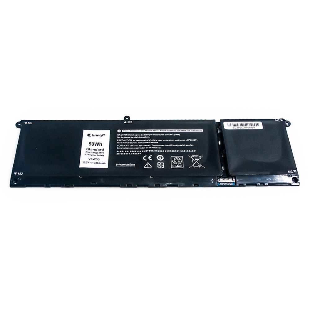Bateria para Notebook Dell Part Number V6W33 15.2V 3300mAh com recarga inteligente e 12 meses de garantia
