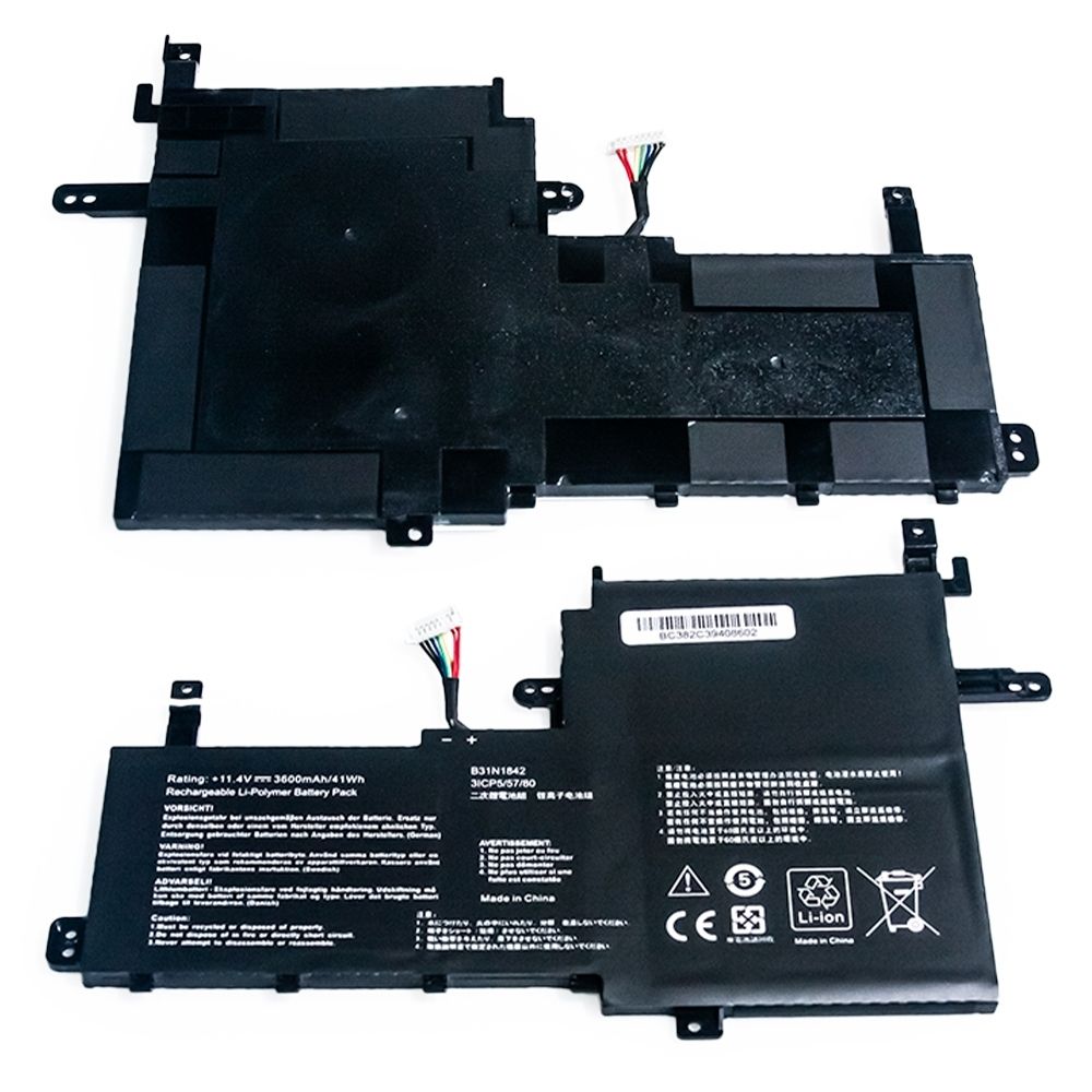 Bateria para Notebook compatível com o Asus Vivobook K513EA-L12061T, 11.4 V 3600 mAh, com recarga inteligente e 12 meses de garantia.